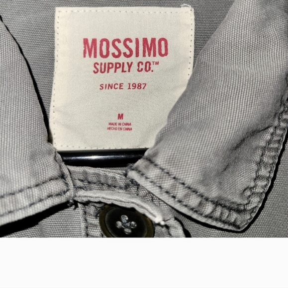 Y2K Mossimo Military Jacket with Patches - Picture 11 of 13